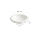 Bol double paroi céramique texture roche style minéral