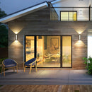 LED wall light for outdoor and garden lighting