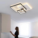plafonnier led moderne design rectangulaire minimaliste lumineux