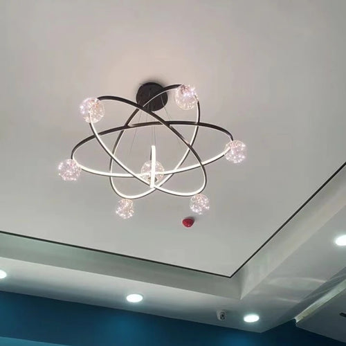 Minimalist nordic star chandelier for modern decor - vue 4 sur 12