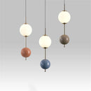 Minimalist LED pendant light in gourd shape for indoor decor