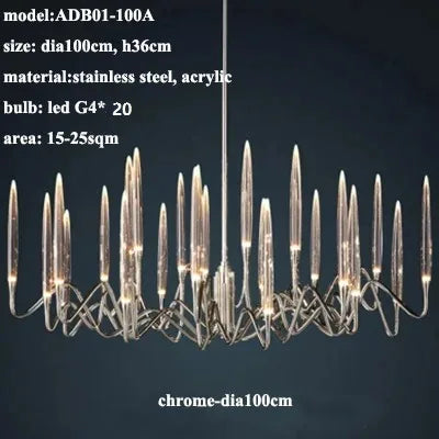 applique murale en cristal design lumineux pour intérieur élégant - vue 18 sur 22