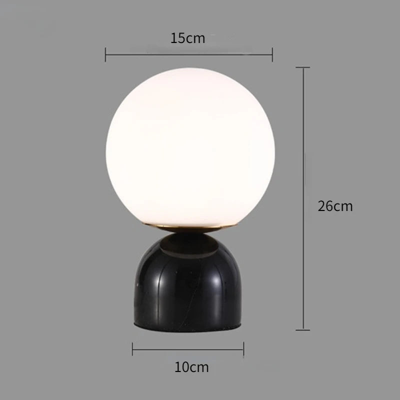 Lampe de chevet en marbre - vue 8 sur 9