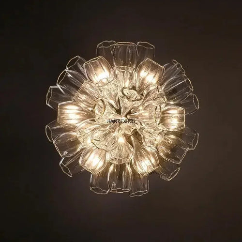 suspension art déco en verre pour intérieur moderne et élégant - vue 7 sur 8