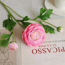 Realistic decorative silk lotus branch artificial flowers