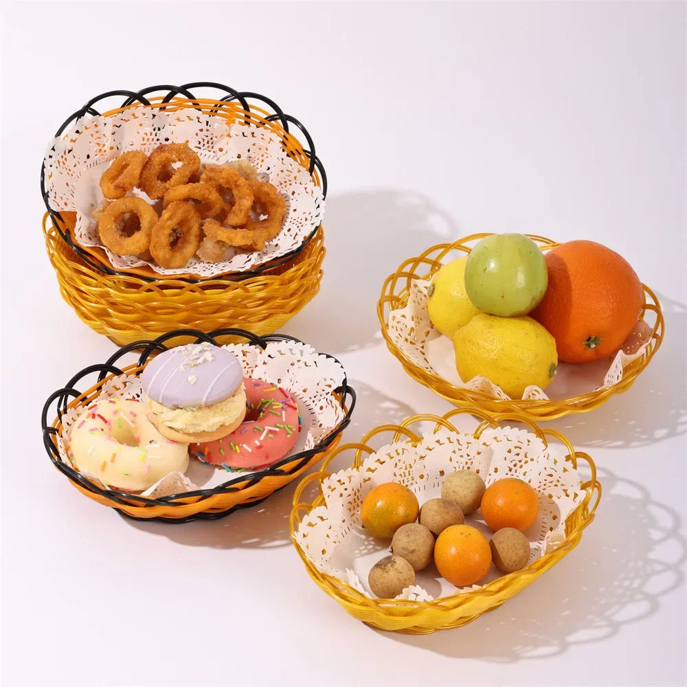 panier à fruits en rotin pour stockage alimentaire et décoration - vue 4 sur 10