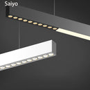 led suspension linéaire lustres lampe projecteurs longue ligne