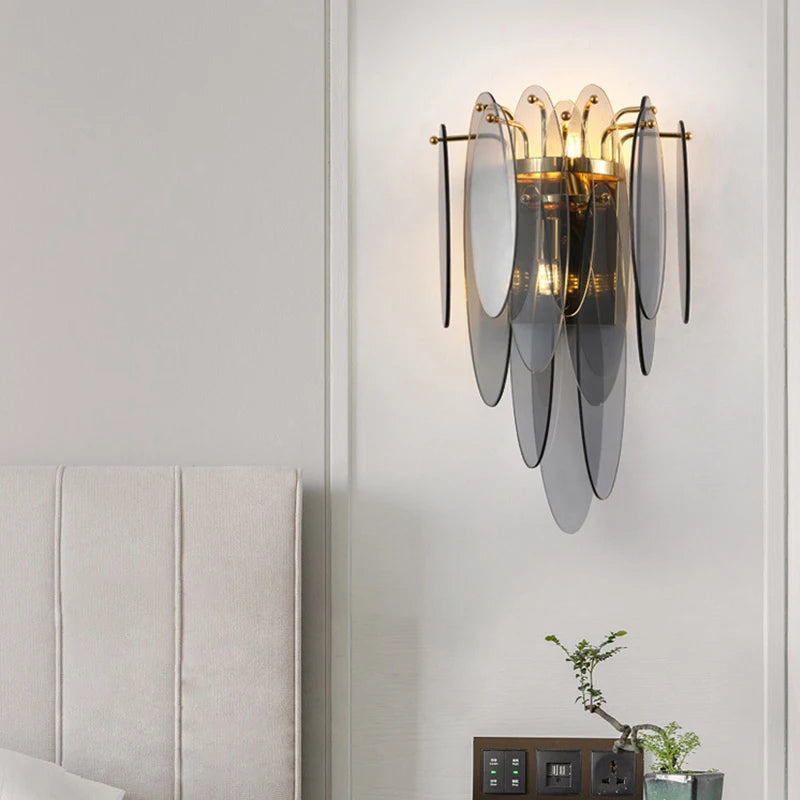 applique murale en cristal post-modernes style nordique simple - vue 4 sur 14