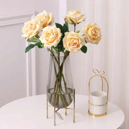 Realistic touch artificial roses for floral decor - vue 3 sur 10