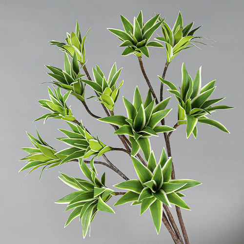 Large artificial lily branches with realistic foliage for decorations - vue 3 sur 6
