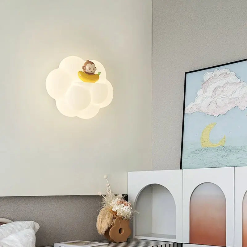 applique murale animaux pour chambre enfants bébé fille garçon - vue 4 sur 9