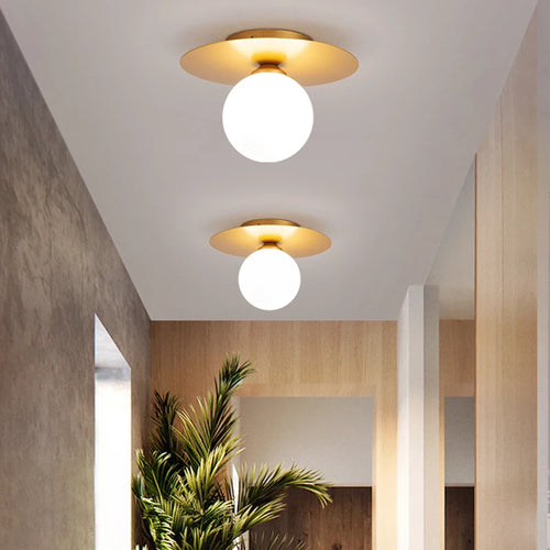 Plafonnier led or noir allée maison balcon 
(72 caractères) - vue 6 sur 10