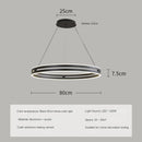 lustre circulaire moderne design créatif pour intérieur lumineux