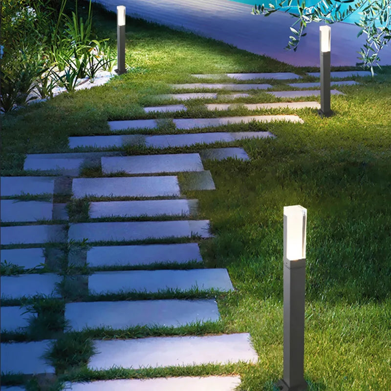 colonne lumineuse led extérieure étanche pour jardin et paysage - vue 5 sur 14