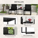 salon de jardin en rotin synthétique avec coussins confortables