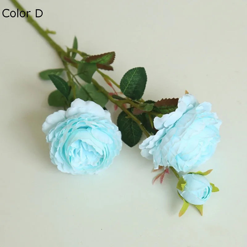 têtes de rose en soie artificielle pour décoration mariage et fête - vue 16 sur 16