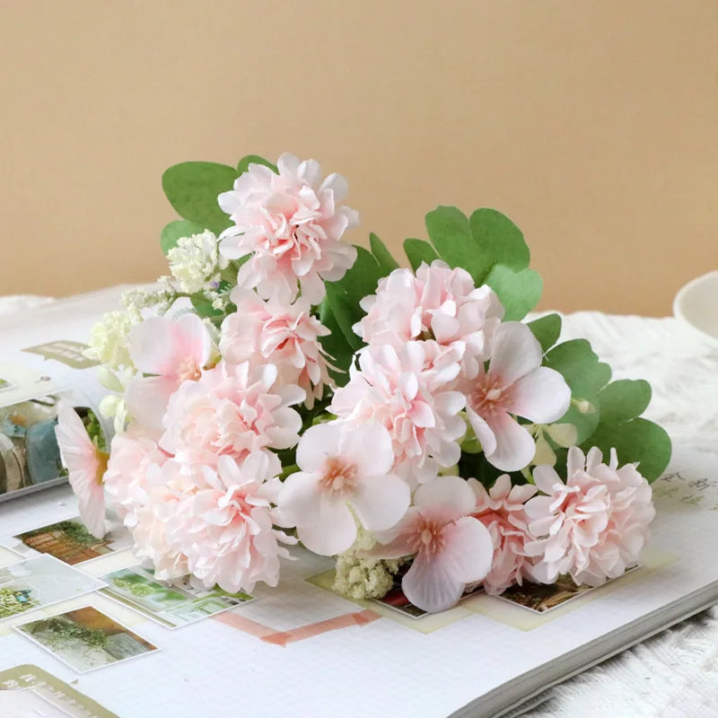 fleurs artificielles en soie pour mariage et décoration de jardin - vue 5 sur 8