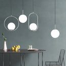 Suspension LED Moderne Noir Chrome