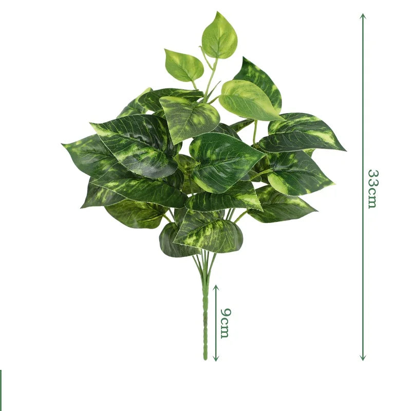 feuilles de bambou dieffenbago en soie pour décoration élégante - vue 18 sur 32