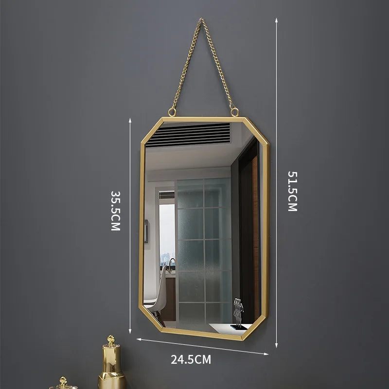 miroir mural rond créatif pour décoration intérieure et maquillage - vue 9 sur 13