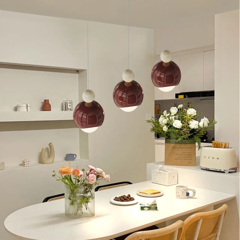 lustre à vent avec éclairage variable pour décoration moderne - vue 7 sur 8