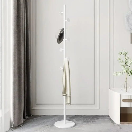 Metal Standing Holder for Purse, Tree with Light, Luxury Rock Plate Base, Marble Scarf and Bag Rack, Minimalist Stand - vue 11 sur 22