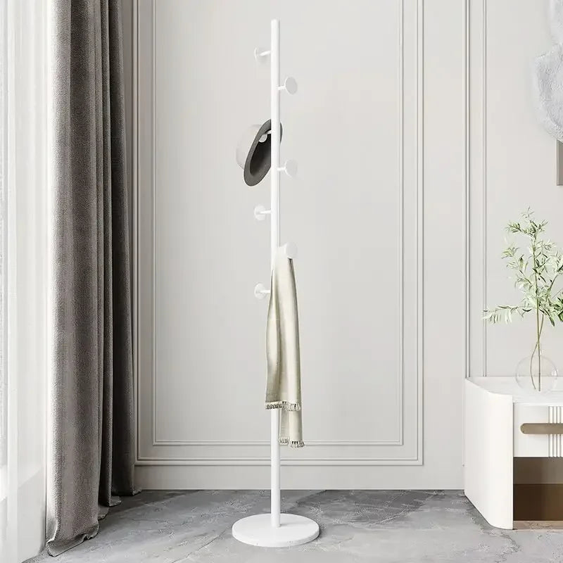 Metal Standing Holder for Purse, Tree with Light, Luxury Rock Plate Base, Marble Scarf and Bag Rack, Minimalist Stand - vue 10 sur 22