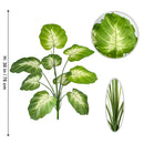 Realistic monstera plant for modern home decor