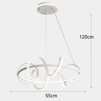 lustre nordique pour éclairage intérieur lampes suspendues