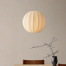Nordic wabi sabi LED pendant light for living room, minimalist silk chandelier for bar, dining room, bedroom, loft