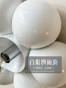 Minimalist flower shaped wall light for a soft atmosphere