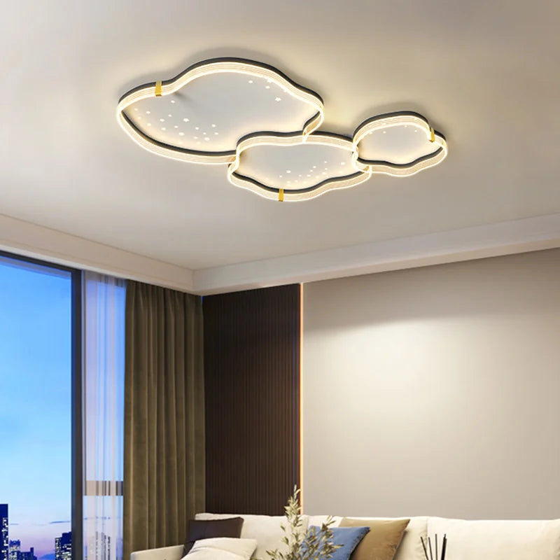 plafonnier led moderne élégant pour décoration intérieure raffinée - vue 4 sur 12
