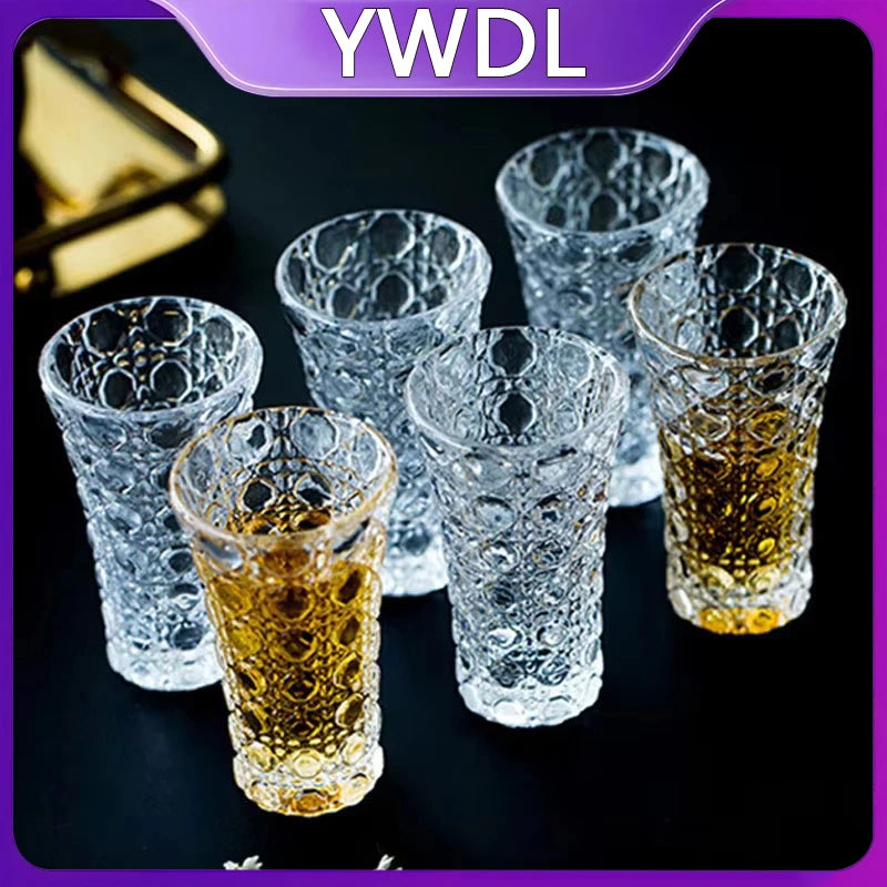 Ensemble 6 verres double paroi pour liqueurs cafe - vue 2 sur 6