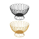 Iron Wire Fruit Basket, Fruit Storage Bowls Decorative Stand for Kitchen Counter