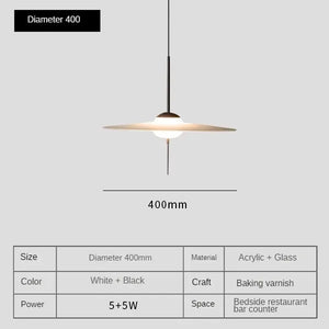 Modern Danish designer UFO chandelier for a luxurious atmosphere