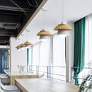 Sweet Home Macaron couleur LED fer bois Suspension Luminaire Lustre suspendu lumières intérieur Lustre lampes plafond décoration