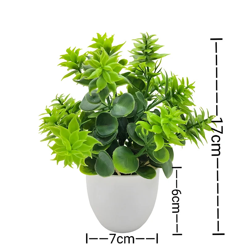 plante artificielle en pot pour décoration de bureau et jardin - vue 34 sur 45