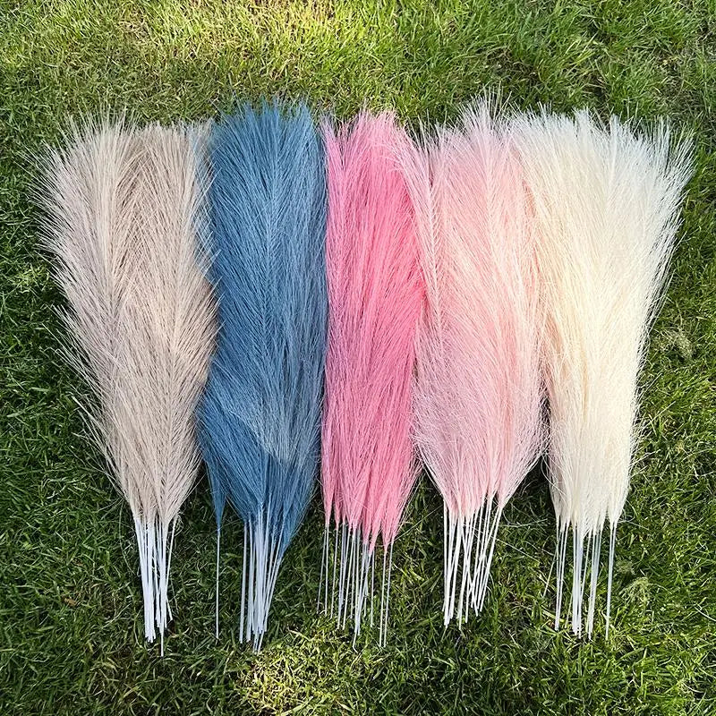 lot de bouquets dherbe de pampa artificielle pour décoration intérieure - vue 4 sur 15