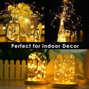 guirlande lumineuse led en fil de cuivre pour décorations festives