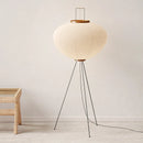 Nordic LED Japanese wabi sabi handmade rice paper floor lamp vintage living room bedroom home bedside standing table light