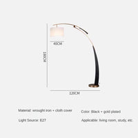 Minimalist Chinese floor lamp for creative interior decoration