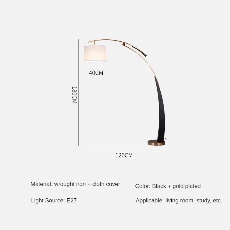 Minimalist Chinese floor lamp for creative interior decoration