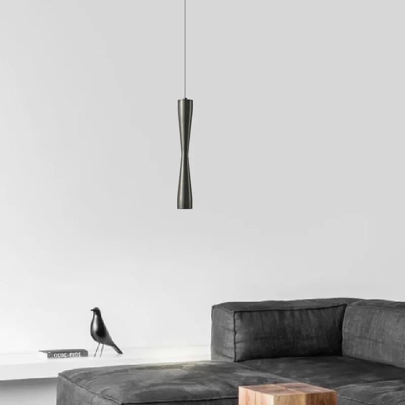 lampe led suspendue design moderne cordon cuivre réglable 3 modifiables
