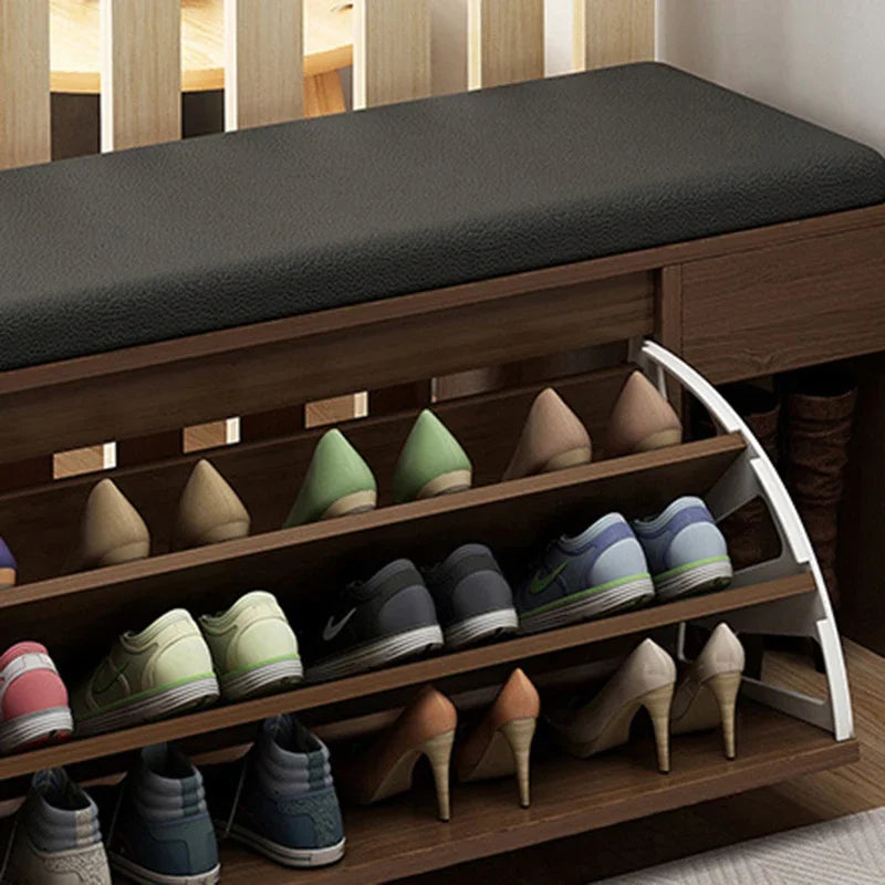 armoires à chaussures modernes de rangement vertical design japonais - vue 4 sur 21