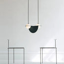 Minimalist geometric creative pendant for commercial spaces