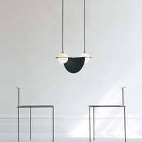 Minimalist geometric creative pendant for commercial spaces