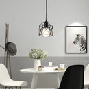 Minimalist metal pendant light for modern interior decor