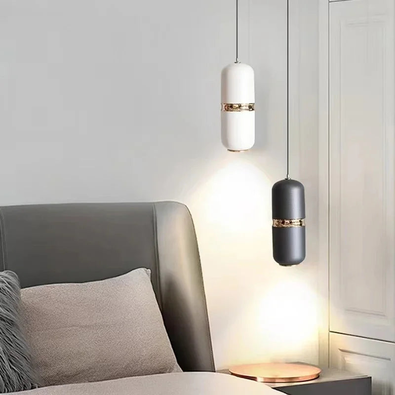 Lamp Modern Pendant Lighting Fixtures LED 5W Nordic Metal Mini Chandelier Creative Indoor Decor Small Hanging Ceiling Light For - vue 4 sur 11
