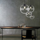 Minimalist nordic modern glass ball pendant light