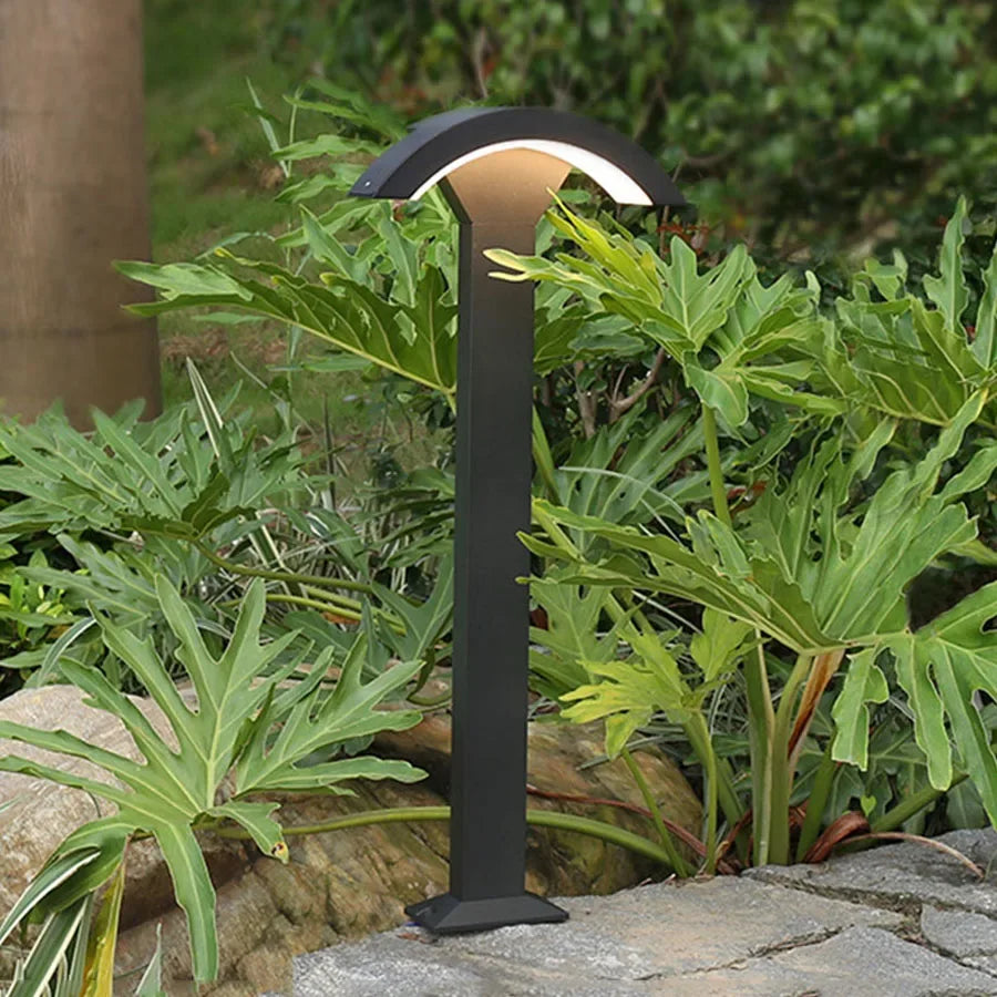 Waterproof outdoor LED lamp with decorative motion sensor - vue 5 sur 6